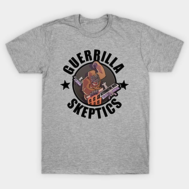 Guerrilla Skeptics Fighting T-Shirt by About Time